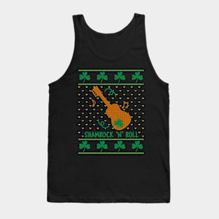 Shamrock N' Roll Ugly St Patrick's Day Tank Top